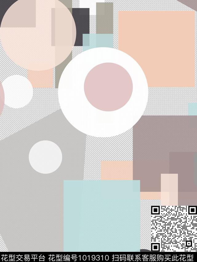 条纹数码华亿平台抽象数码印花华亿平台下载（图片编号: 1019310） - 瓦栏（Walan）