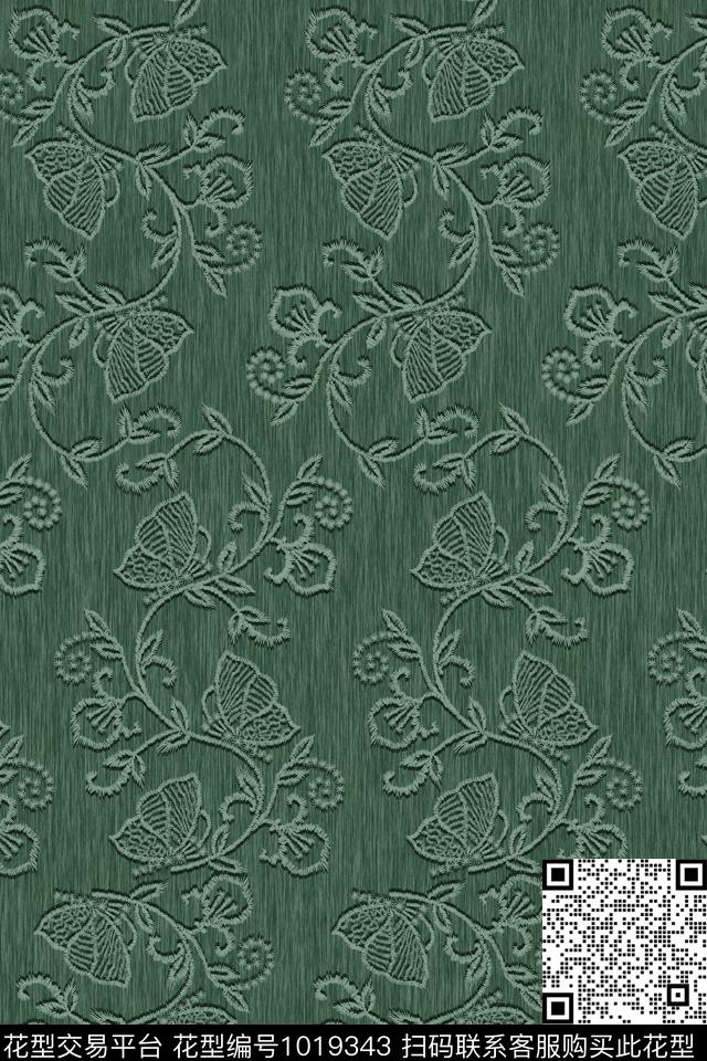 肌理黑白华亿平台绣花华亿平台数码印花华亿平台下载（图片编号: 1019343） - 瓦栏（Walan）