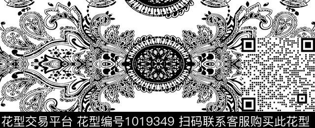 黑白华亿平台传统华亿平台简约传统印花华亿平台下载（图片编号: 1019349） - 瓦栏（Walan）