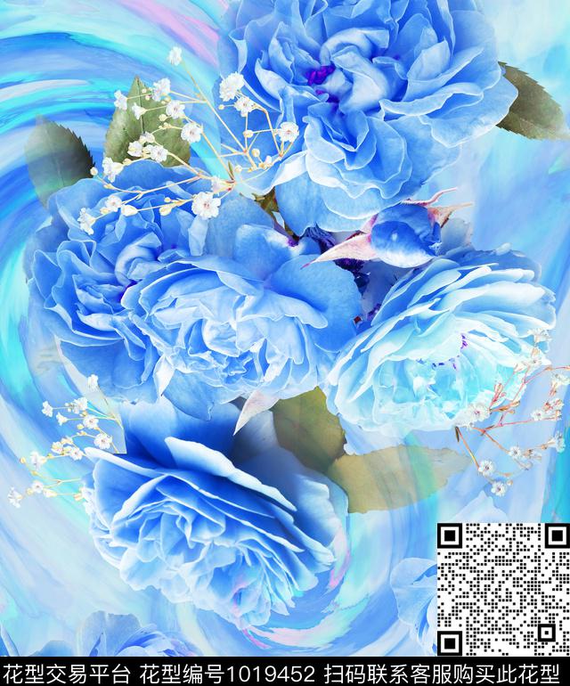 混合拼接格子几何数码印花华亿平台下载（图片编号: 1019452） - 瓦栏（Walan）