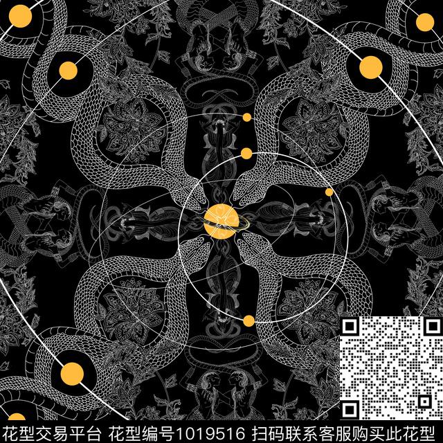 民族风大牌风山海文化数码印花华亿平台下载（图片编号: 1019516） - 瓦栏（Walan）