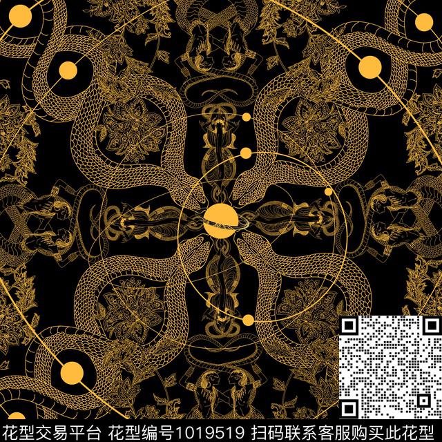 民族风大牌风山海文化数码印花华亿平台下载（图片编号: 1019519） - 瓦栏（Walan）