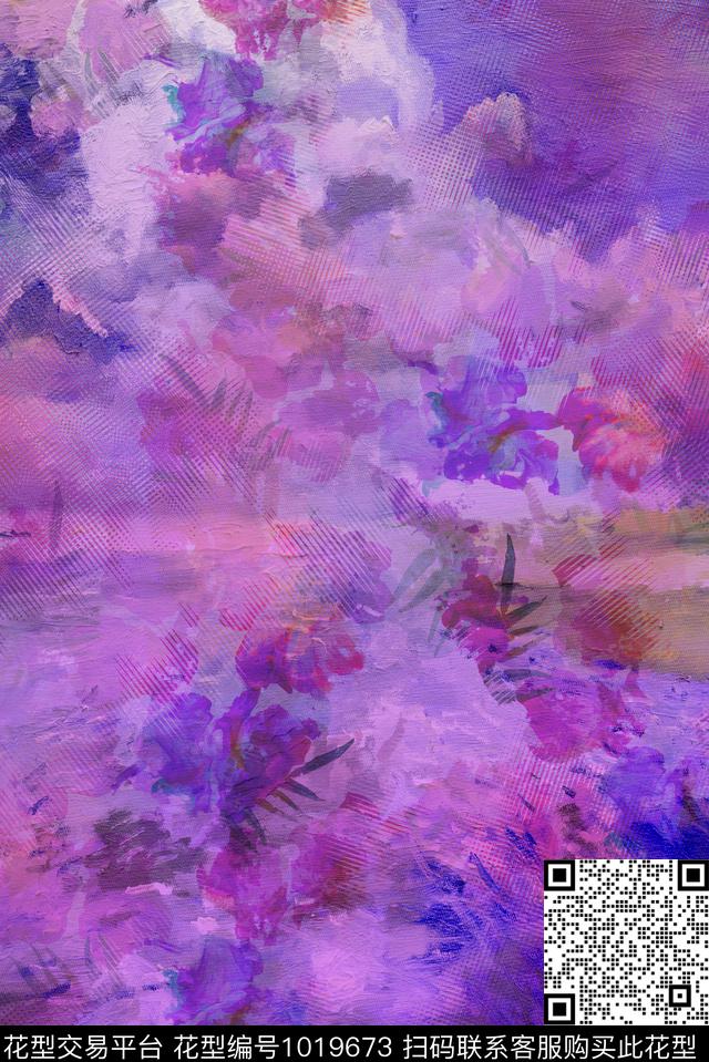 中国风数码华亿平台花卉数码印花华亿平台下载（图片编号: 1019673） - 瓦栏（Walan）