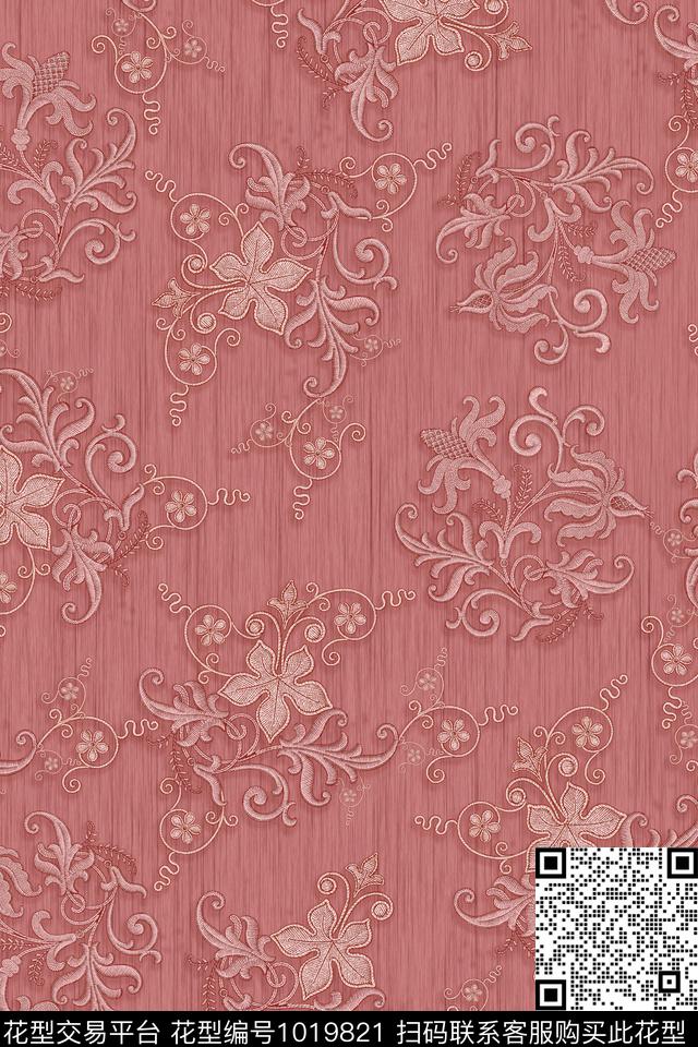 民族风趣味肌理数码印花华亿平台下载（图片编号: 1019821） - 瓦栏（Walan）
