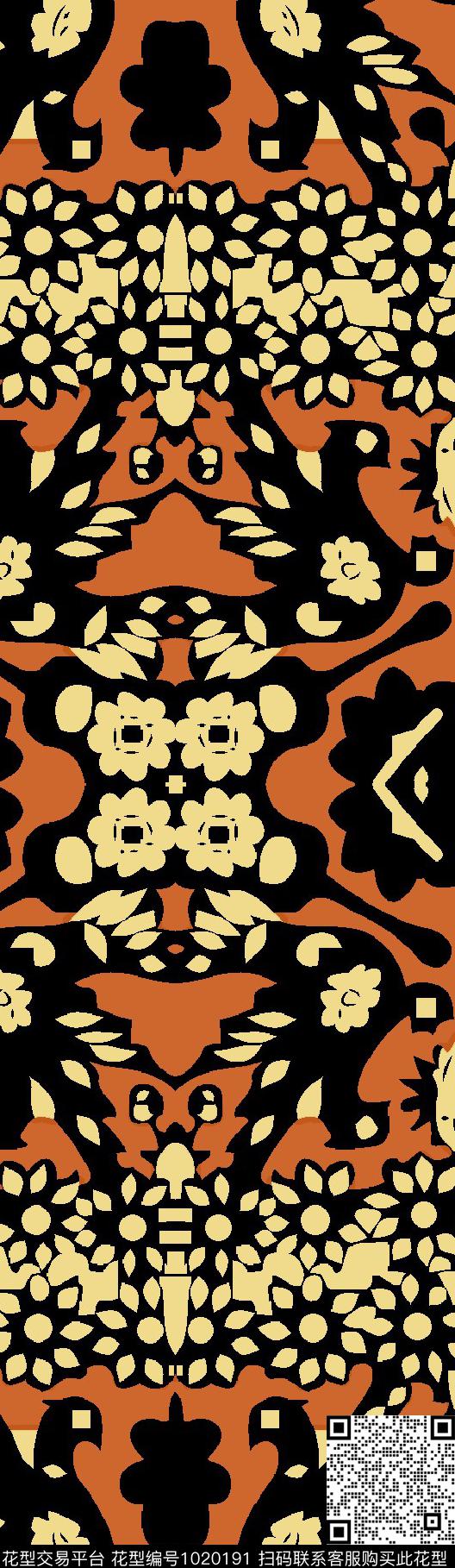 传统华亿平台素雅简约传统印花华亿平台下载（图片编号: 1020191） - 瓦栏（Walan）