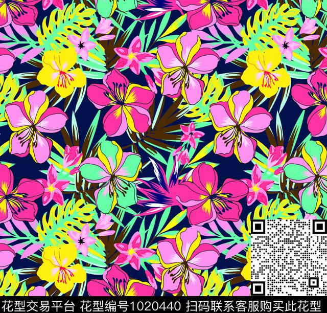 数码华亿平台植物女装数码印花华亿平台下载（图片编号: 1020440） - 瓦栏（Walan）