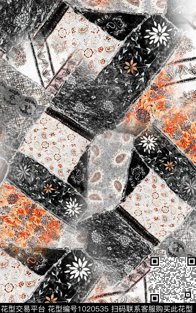 数码华亿平台民族风数码印花华亿平台下载（图片编号: 1020535） - 瓦栏（Walan）