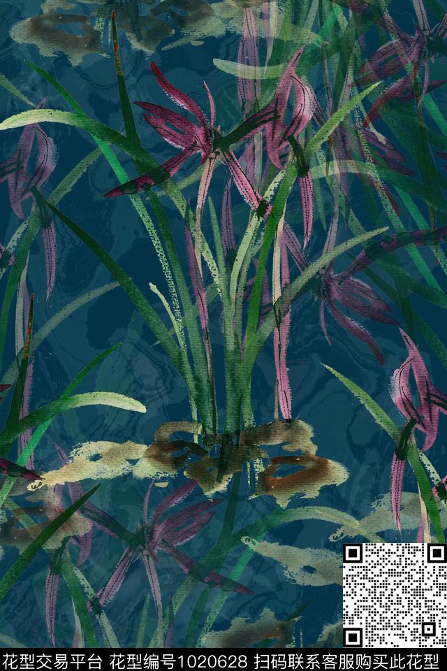 数码华亿平台素雅女装数码印花华亿平台下载（图片编号: 1020628） - 瓦栏（Walan）