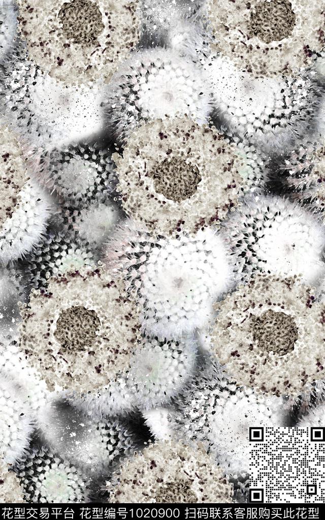 数码华亿平台抽象大牌风数码印花华亿平台下载（图片编号: 1020900） - 瓦栏（Walan）