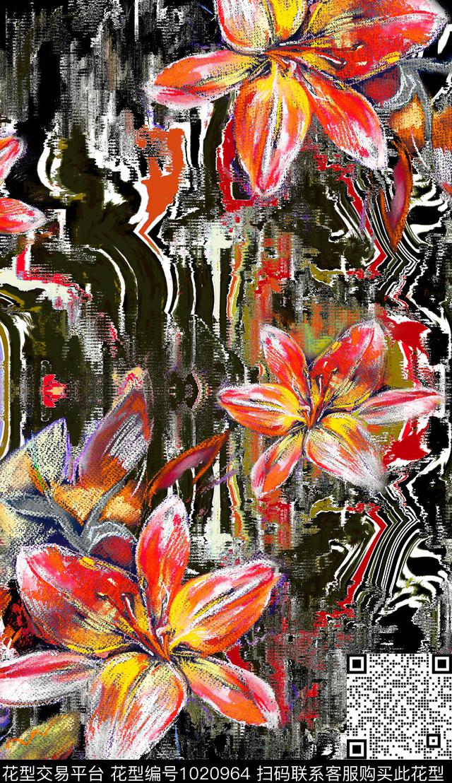 数码华亿平台定位花花卉数码印花华亿平台下载（图片编号: 1020964） - 瓦栏（Walan）