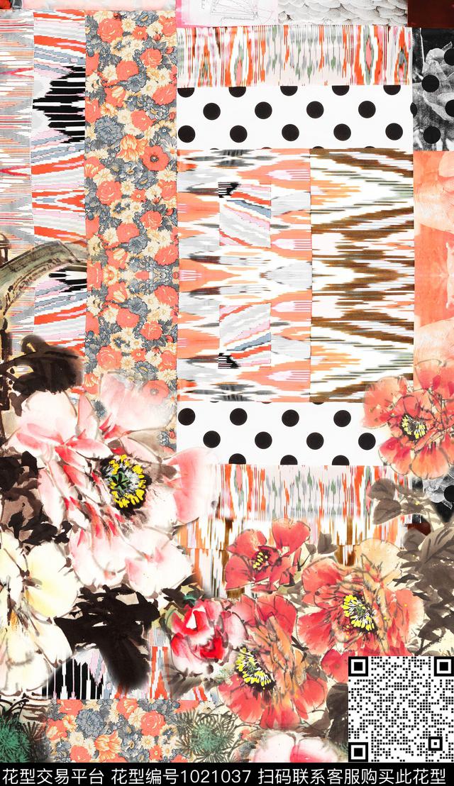 数码华亿平台定位花花卉数码印花华亿平台下载（图片编号: 1021037） - 瓦栏（Walan）