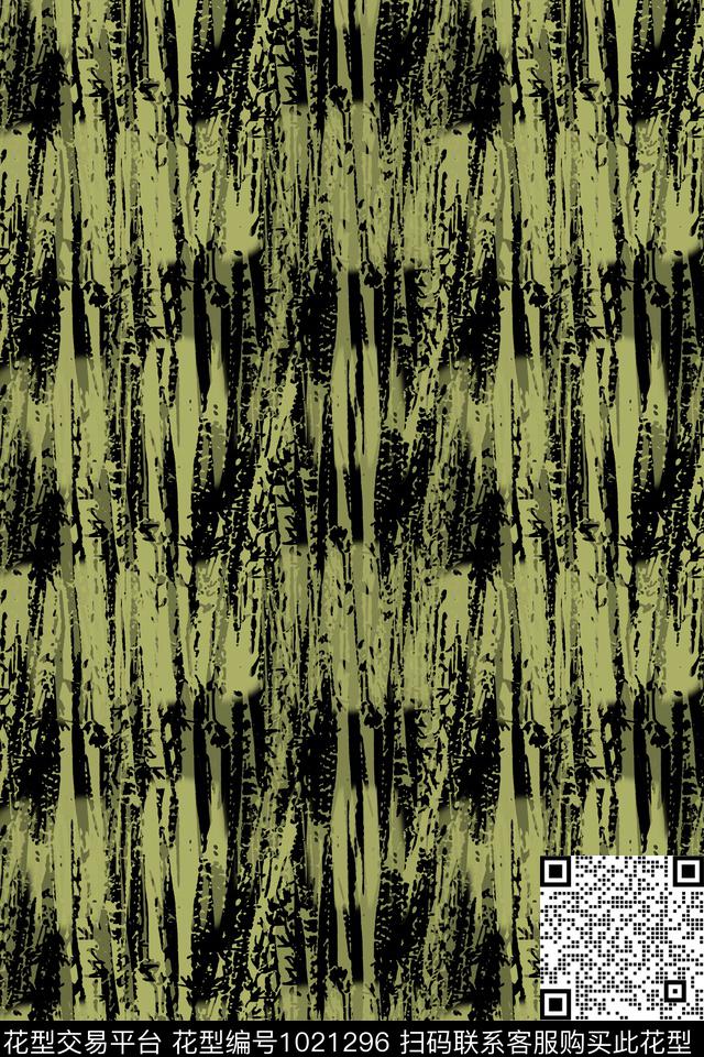 风格化花卉男装休闲花卉条纹图案数码印花华亿平台下载（图片编号: 1021296） - 瓦栏（Walan）