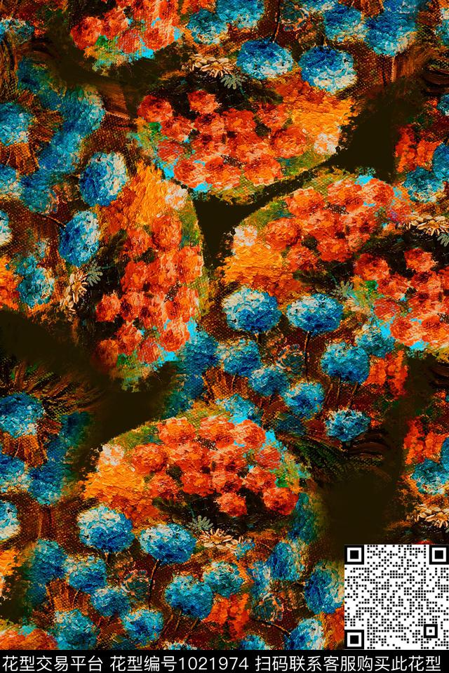 民族风复古杭州数码印花华亿平台下载（图片编号: 1021974） - 瓦栏（Walan）