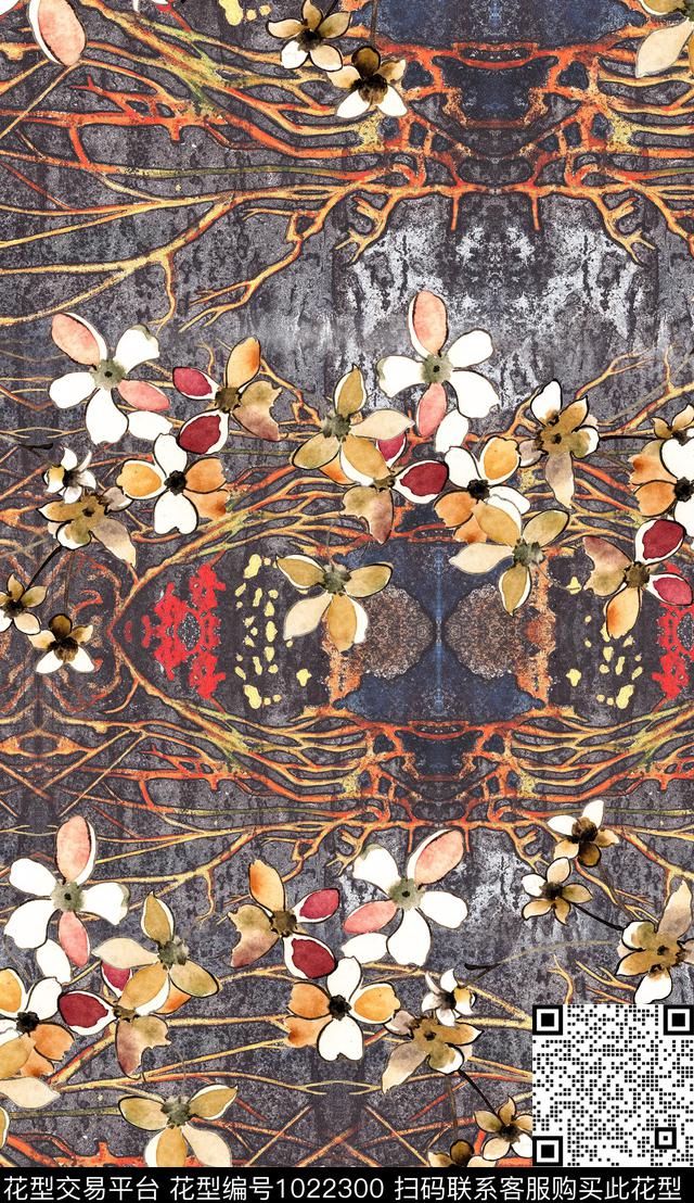 数码华亿平台定位花花卉数码印花华亿平台下载（图片编号: 1022300） - 瓦栏（Walan）