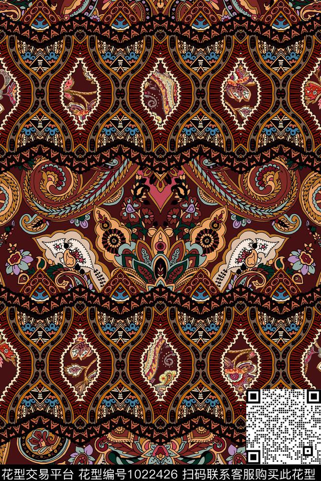 民族风波西米亚GUCCI数码印花华亿平台下载（图片编号: 1022426） - 瓦栏（Walan）