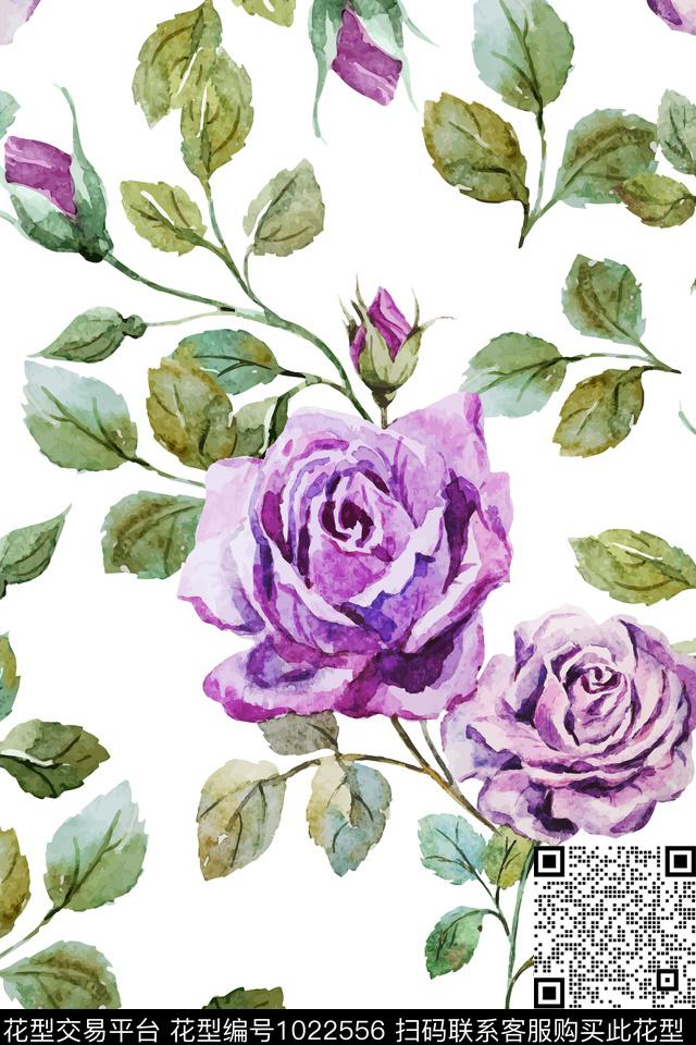 大花数码华亿平台花卉数码印花华亿平台下载（图片编号: 1022556） - 瓦栏（Walan）
