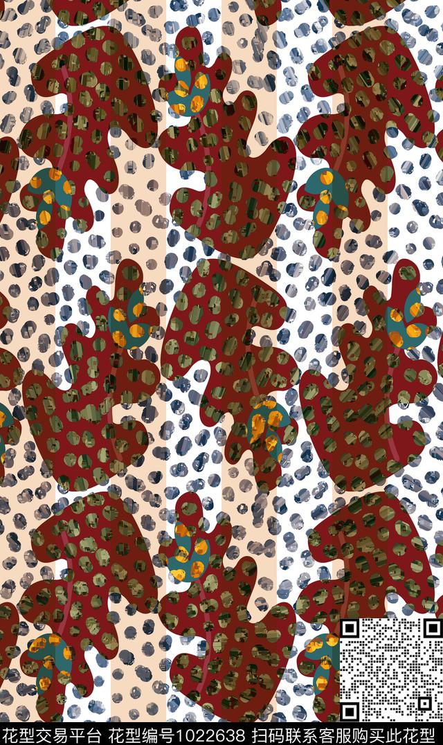 条纹数码华亿平台女装数码印花华亿平台下载（图片编号: 1022638） - 瓦栏（Walan）