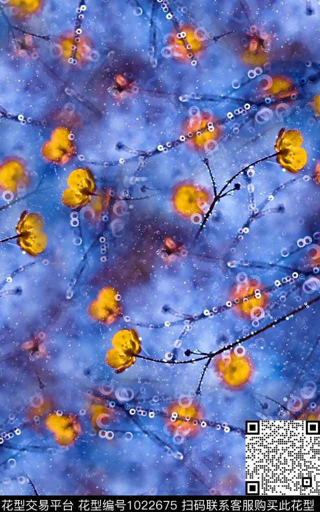 数码华亿平台梅花植物数码印花华亿平台下载（图片编号: 1022675） - 瓦栏（Walan）