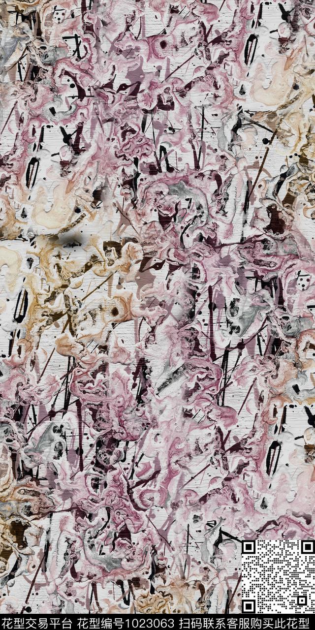 数码华亿平台3D立体抽象数码印花华亿平台下载（图片编号: 1023063） - 瓦栏（Walan）