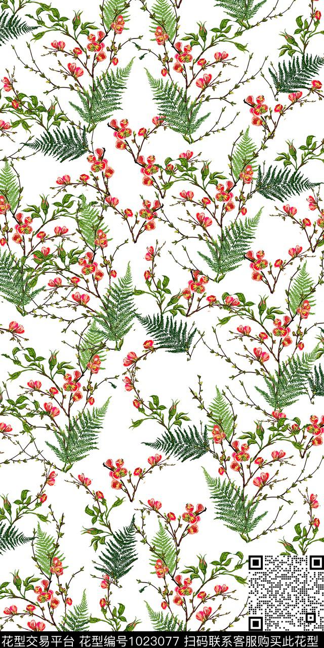 数码华亿平台花卉女装数码印花华亿平台下载（图片编号: 1023077） - 瓦栏（Walan）