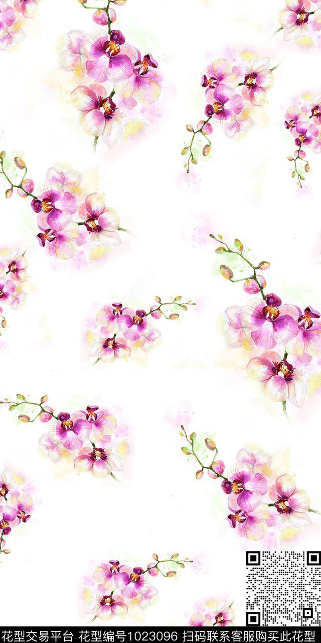 数码华亿平台花卉女装数码印花华亿平台下载（图片编号: 1023096） - 瓦栏（Walan）