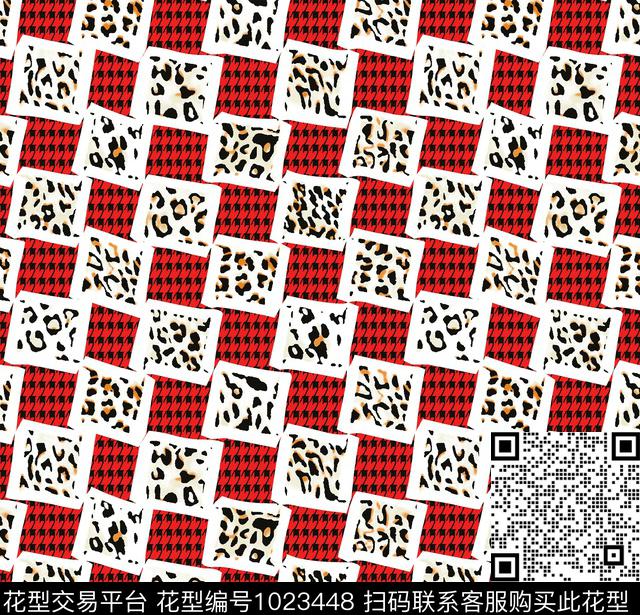 民族风几何动物传统印花华亿平台下载（图片编号: 1023448） - 瓦栏（Walan）