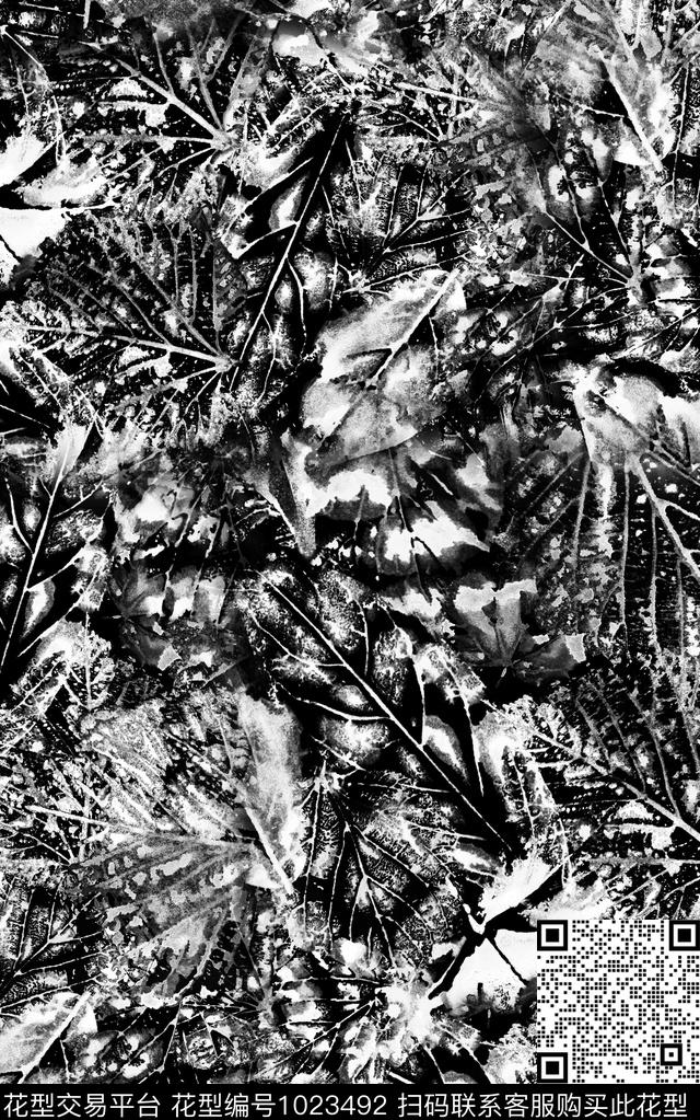 数码华亿平台花卉大牌风数码印花华亿平台下载（图片编号: 1023492） - 瓦栏（Walan）