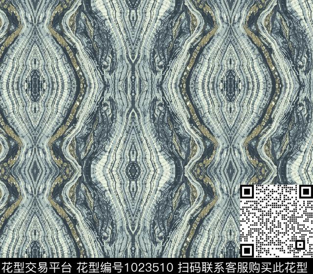 抽象几何大理石数码印花华亿平台下载（图片编号: 1023510） - 瓦栏（Walan）