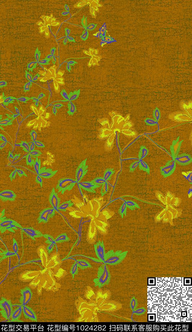 波西米亚肌理几何数码印花华亿平台下载（图片编号: 1024282） - 瓦栏（Walan）