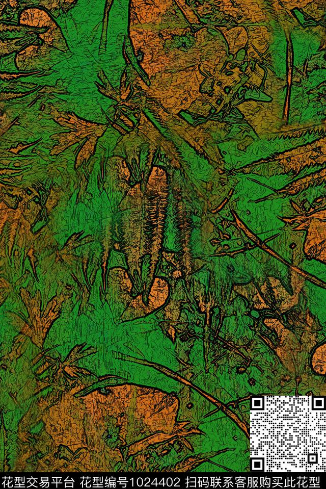 数码华亿平台民族风抽象数码印花华亿平台下载（图片编号: 1024402） - 瓦栏（Walan）