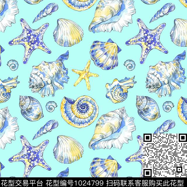 女装贝壳纯色底数码印花华亿平台下载（图片编号: 1024799） - 瓦栏（Walan）