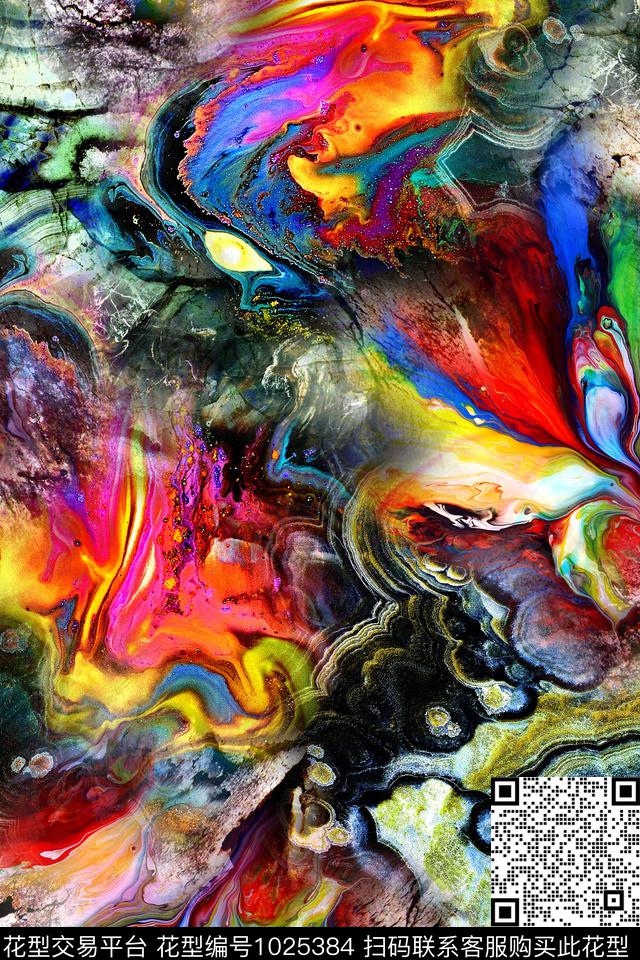 抽象纹理矿石数码印花华亿平台下载（图片编号: 1025384） - 瓦栏（Walan）