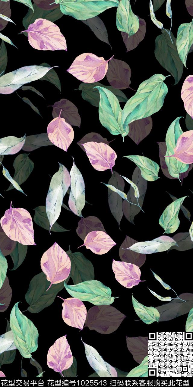小碎花手绘花卉满版散花数码印花华亿平台下载（图片编号: 1025543） - 瓦栏（Walan）