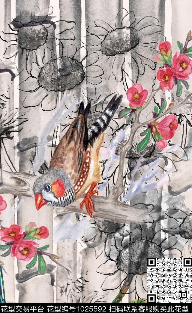 数码华亿平台定位花数码印花华亿平台下载（图片编号: 1025592） - 瓦栏（Walan）