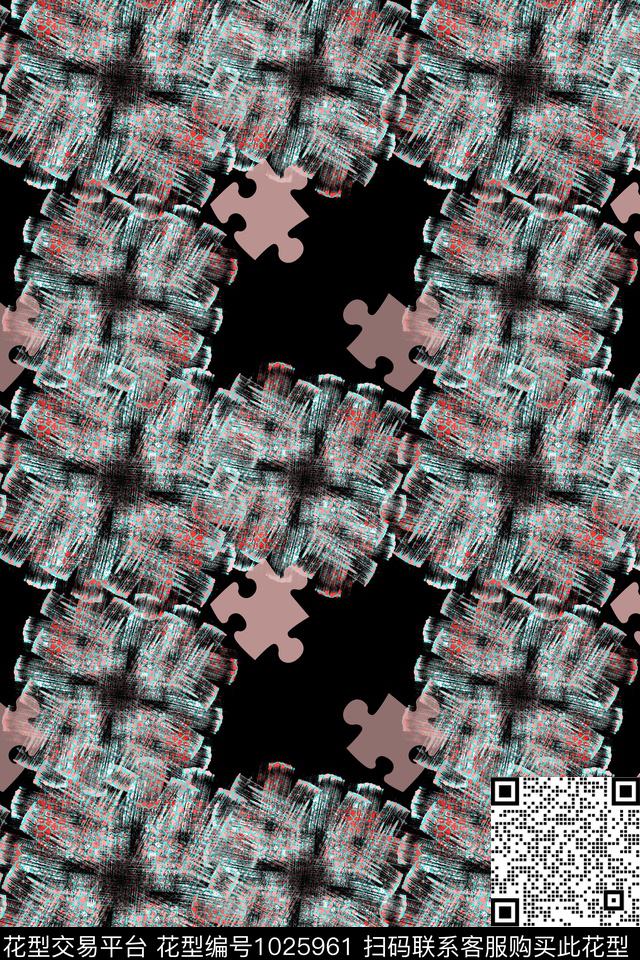 男装休闲花卉径庭迷彩手绘线条笔触数码印花华亿平台下载（图片编号: 1025961） - 瓦栏（Walan）