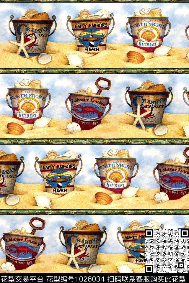 条纹休闲几何数码印花华亿平台下载（图片编号: 1026034） - 瓦栏（Walan）