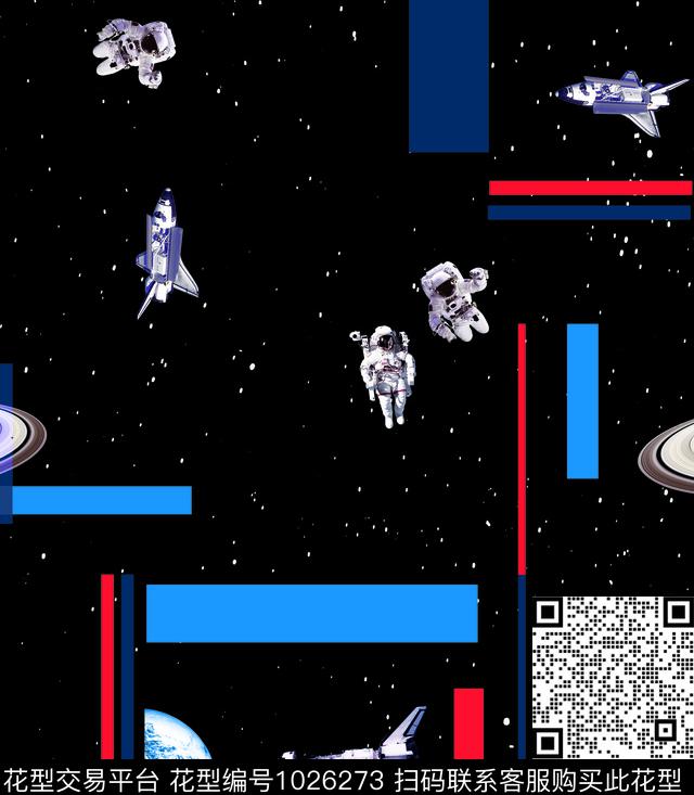 几何大牌风星空数码印花华亿平台下载（图片编号: 1026273） - 瓦栏（Walan）