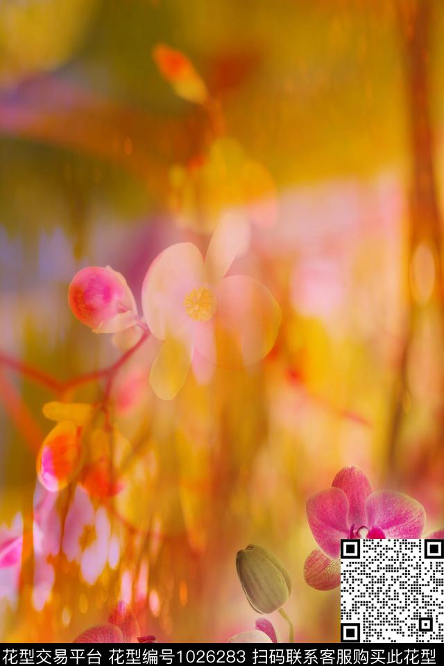 数码华亿平台定位花花卉数码印花华亿平台下载（图片编号: 1026283） - 瓦栏（Walan）