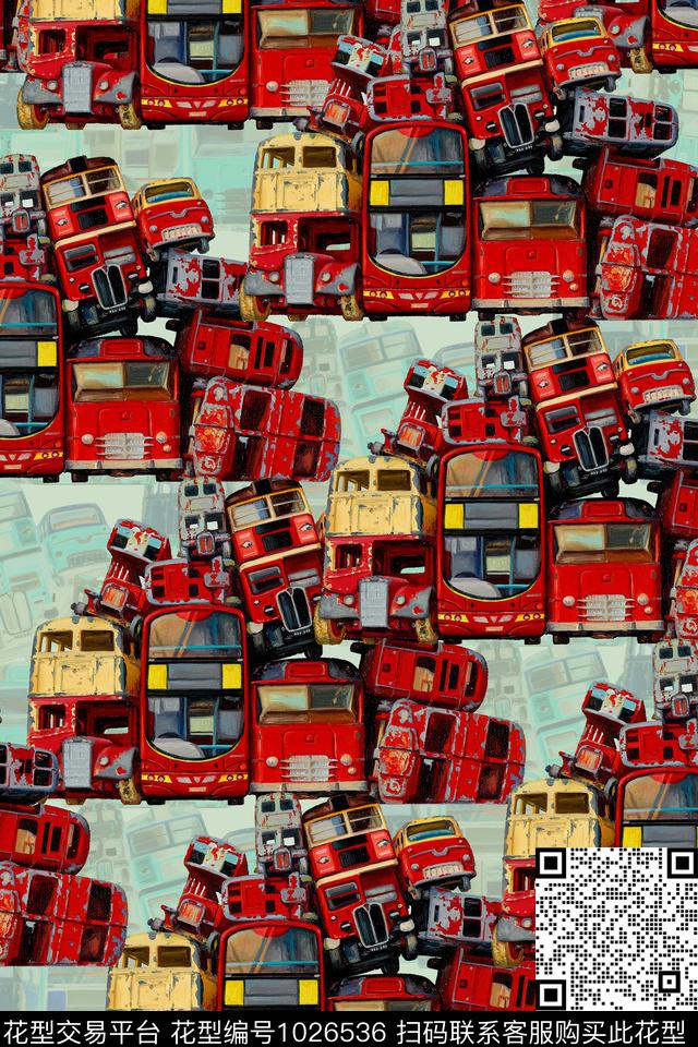 汽车休闲几何数码印花华亿平台下载（图片编号: 1026536） - 瓦栏（Walan）