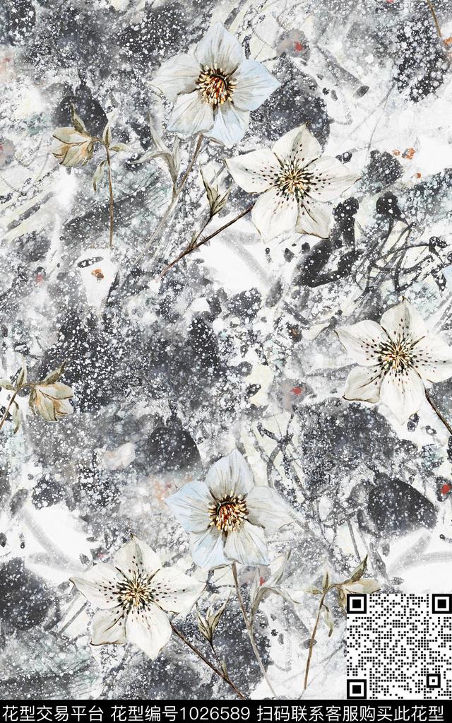 民族风佩斯利复古数码印花华亿平台下载（图片编号: 1026589） - 瓦栏（Walan）