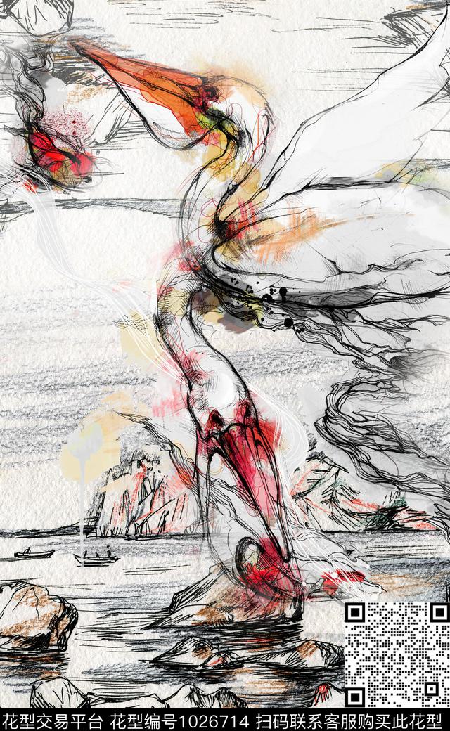 民族风定位花花卉数码印花华亿平台下载（图片编号: 1026714） - 瓦栏（Walan）
