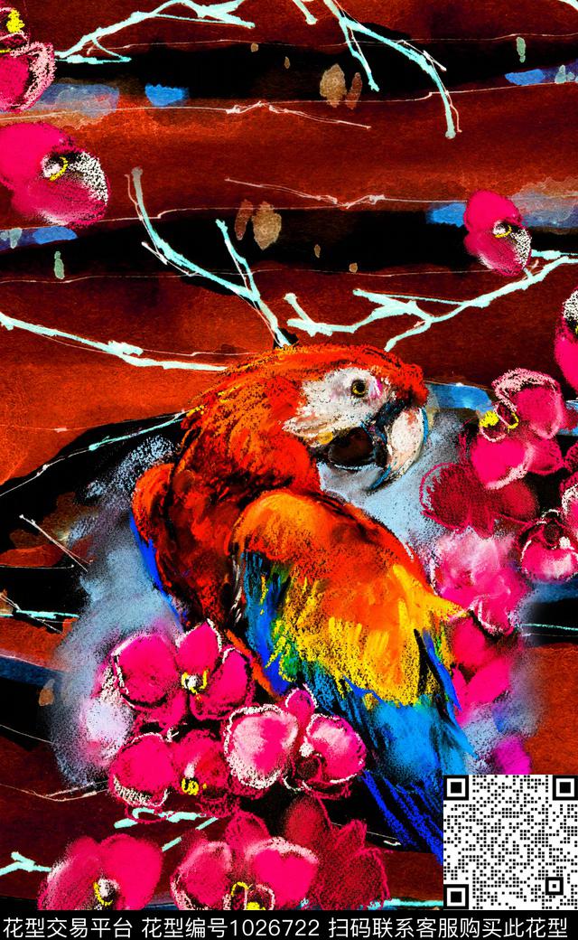 民族风线条几何数码印花华亿平台下载（图片编号: 1026722） - 瓦栏（Walan）