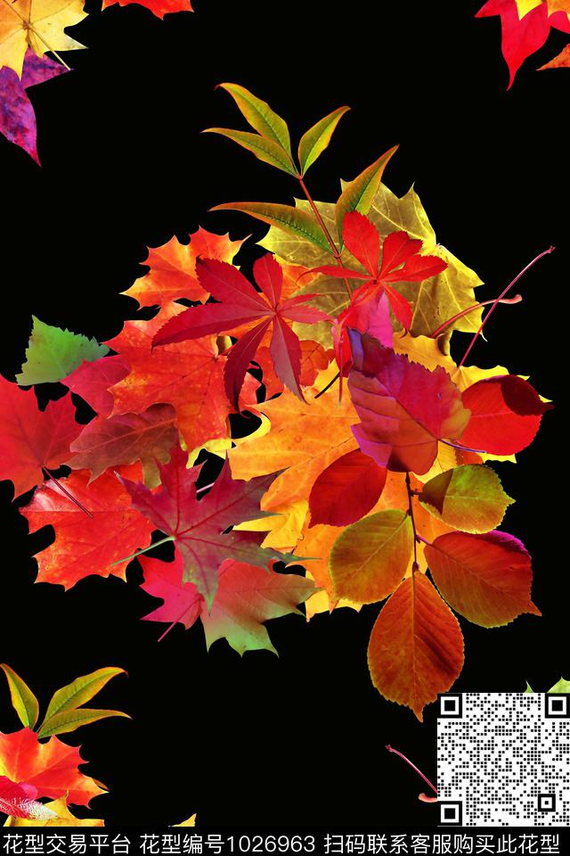 数码华亿平台花卉女装数码印花华亿平台下载（图片编号: 1026963） - 瓦栏（Walan）