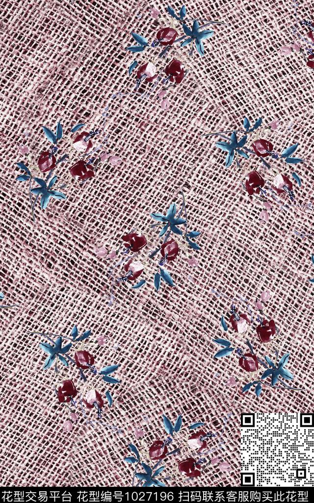 民族风小碎花花卉数码印花华亿平台下载（图片编号: 1027196） - 瓦栏（Walan）