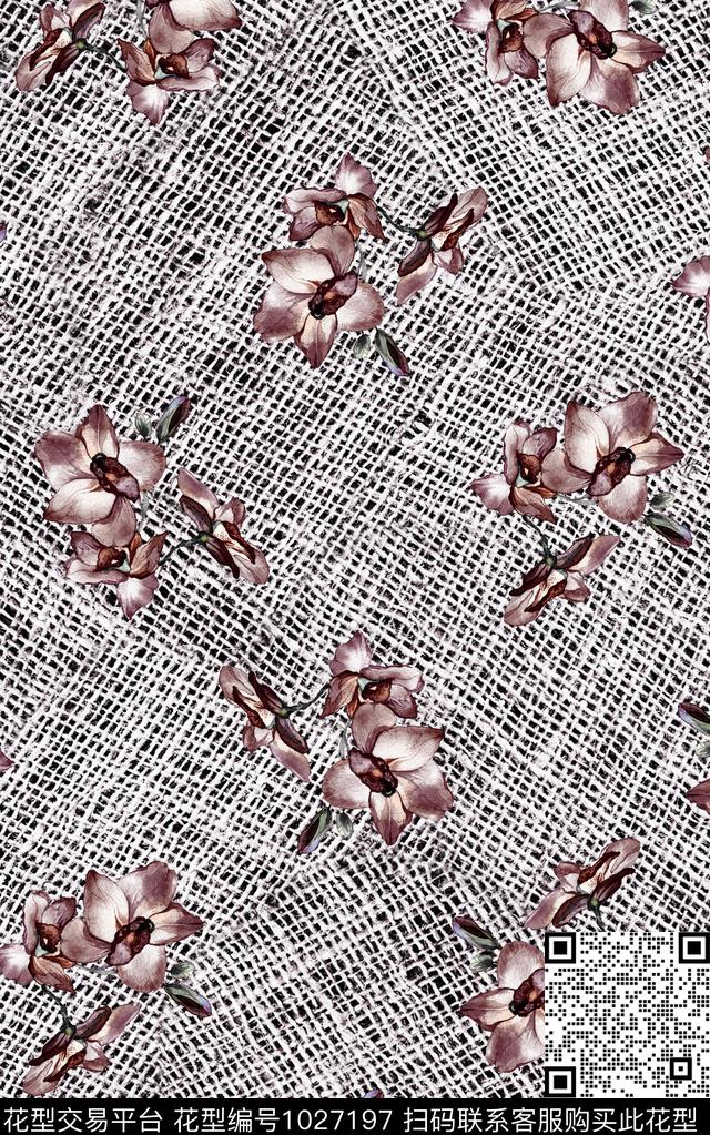 民族风小碎花花卉数码印花华亿平台下载（图片编号: 1027197） - 瓦栏（Walan）