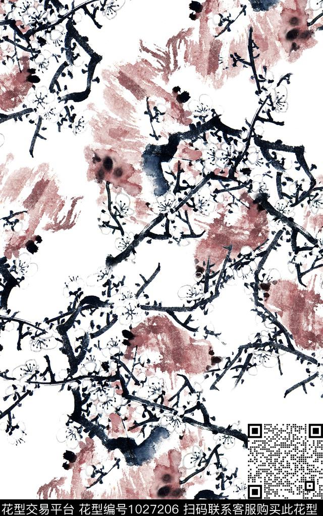 民族风花卉佩斯利数码印花华亿平台下载（图片编号: 1027206） - 瓦栏（Walan）