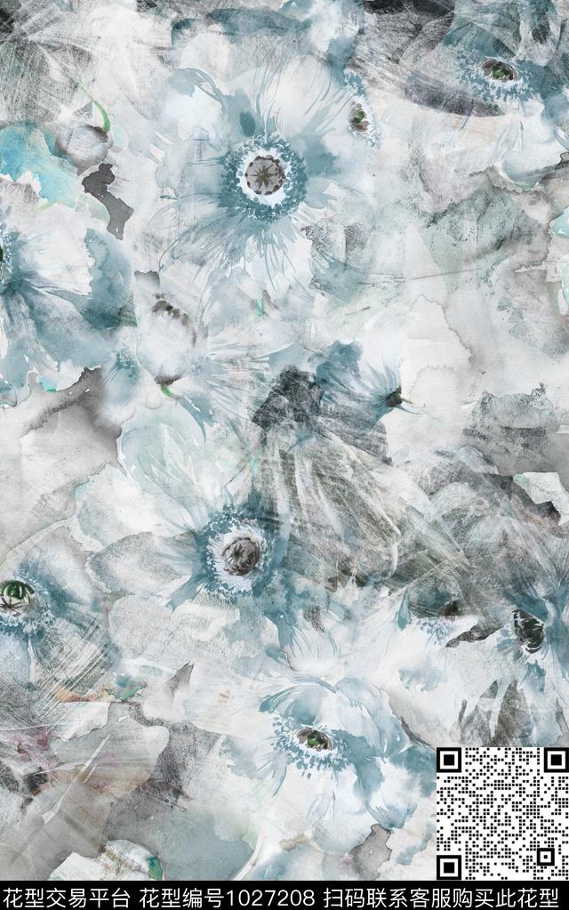 民族风花卉佩斯利数码印花华亿平台下载（图片编号: 1027208） - 瓦栏（Walan）