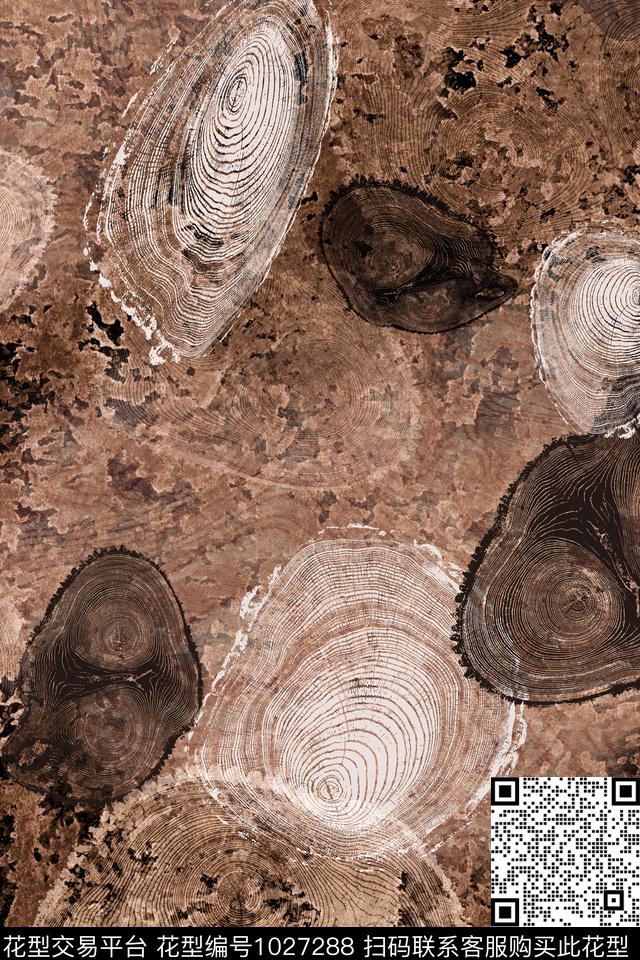 抽象男装趣味线条数码印花华亿平台下载（图片编号: 1027288） - 瓦栏（Walan）