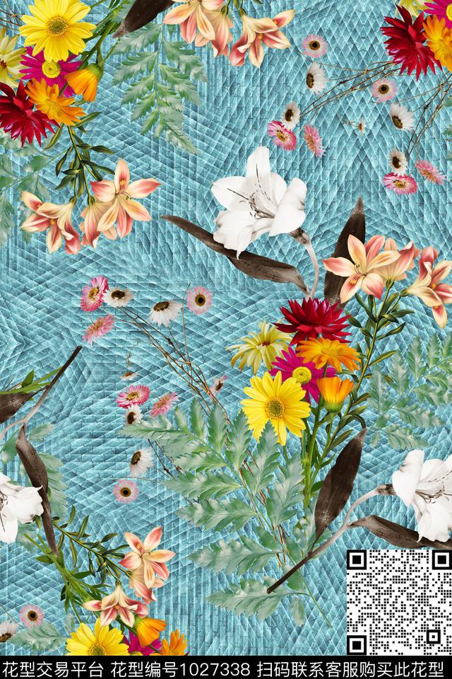 数码华亿平台线条肌理数码印花华亿平台下载（图片编号: 1027338） - 瓦栏（Walan）