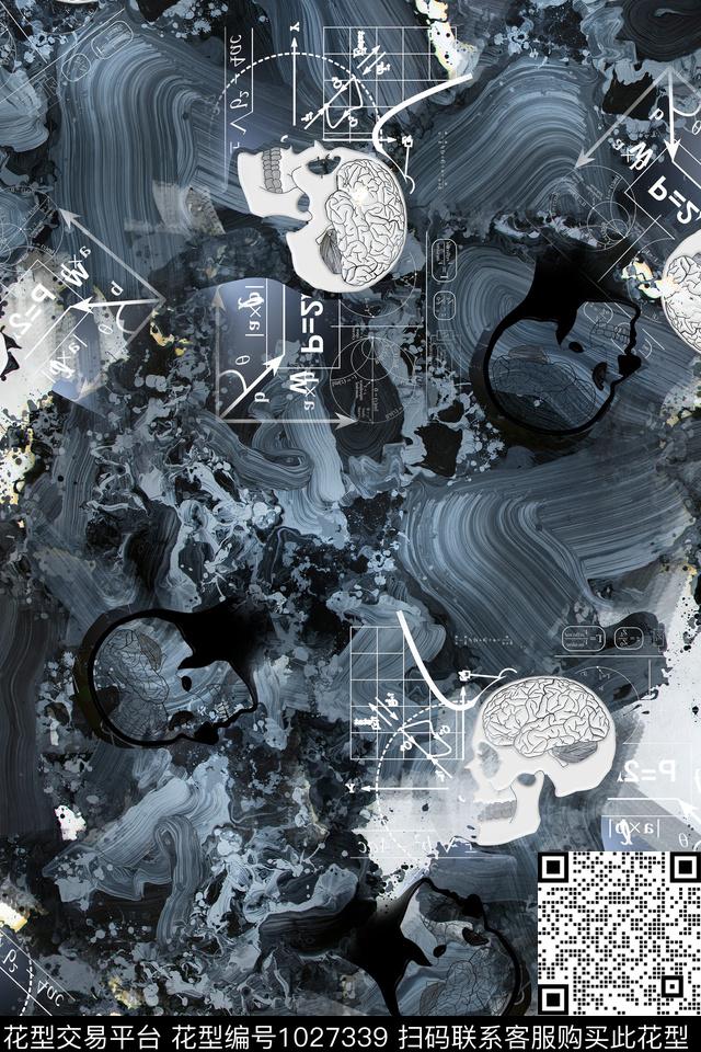 数码华亿平台抽象男装趣味数码印花华亿平台下载（图片编号: 1027339） - 瓦栏（Walan）